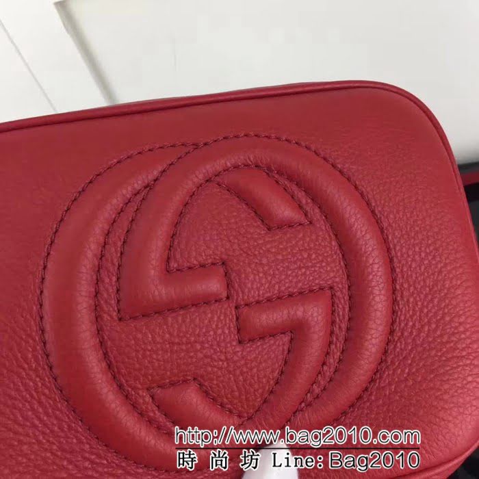 GUCCI古馳頂級原單 專櫃品質 實物實拍 308364大紅單肩斜挎包 HY1002